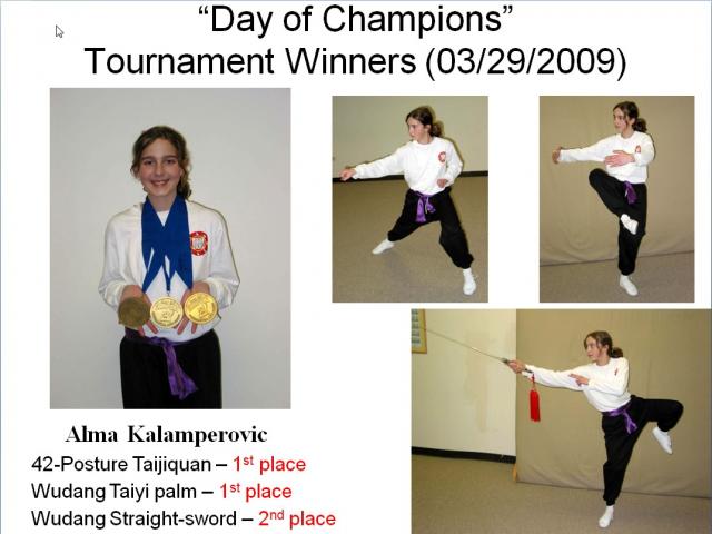 Tai Chi Chuan (Taijiquan) Wudang fist and Wudang sword by Alma Kalamperovic